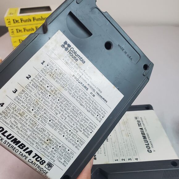 Dr Funs Funhouse Vol 1-6 : 8-Track Stereo Cartridge Tapes 1976 (Lot of 4) UNTEST - Picture 6 of 14